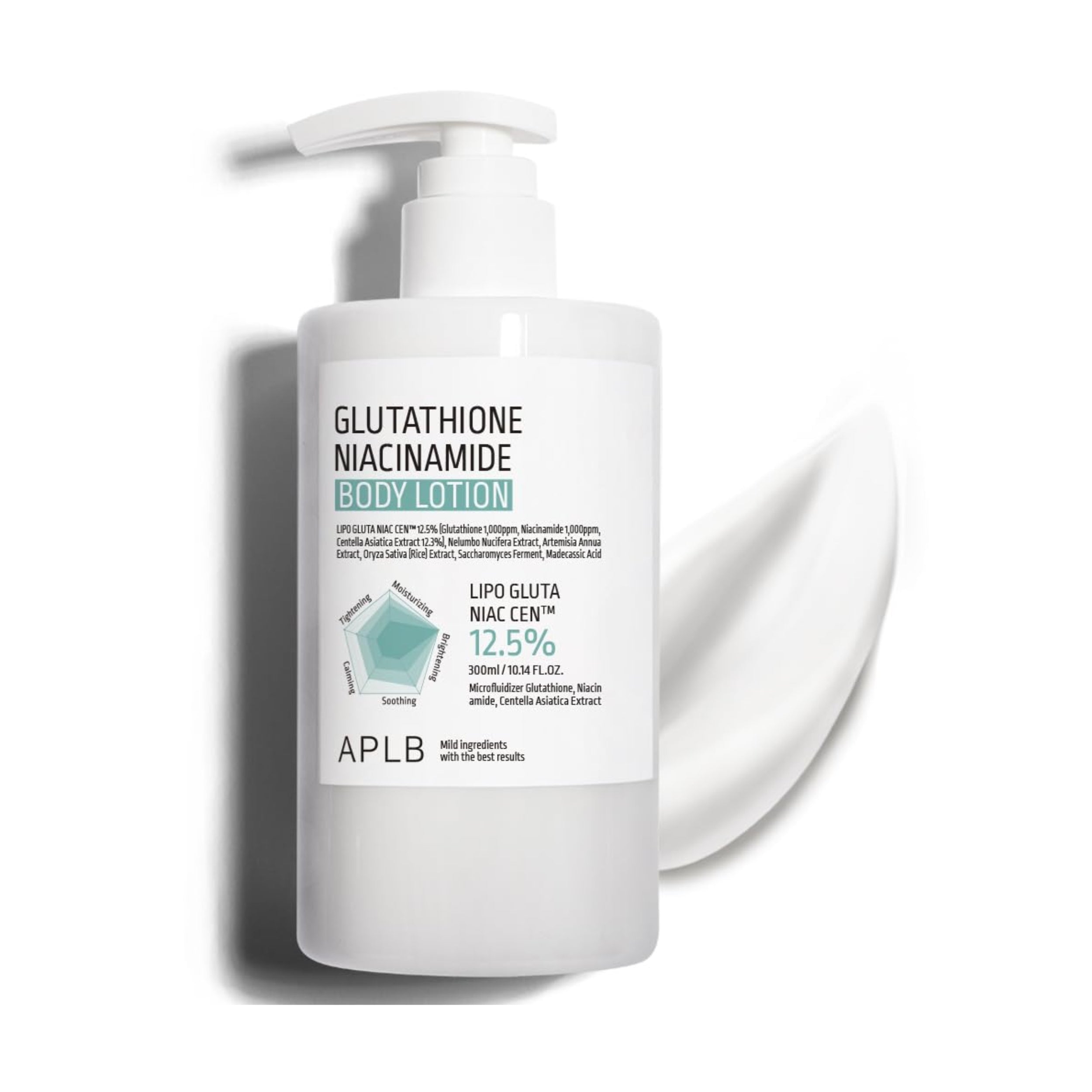 APLB Glutathione Niacinamide Body Lotion (300ml) | KKUMIDA Switzerland APLB Glutathione Niacinamide Body Lotion (300ml) | KKUMIDA Switzerland