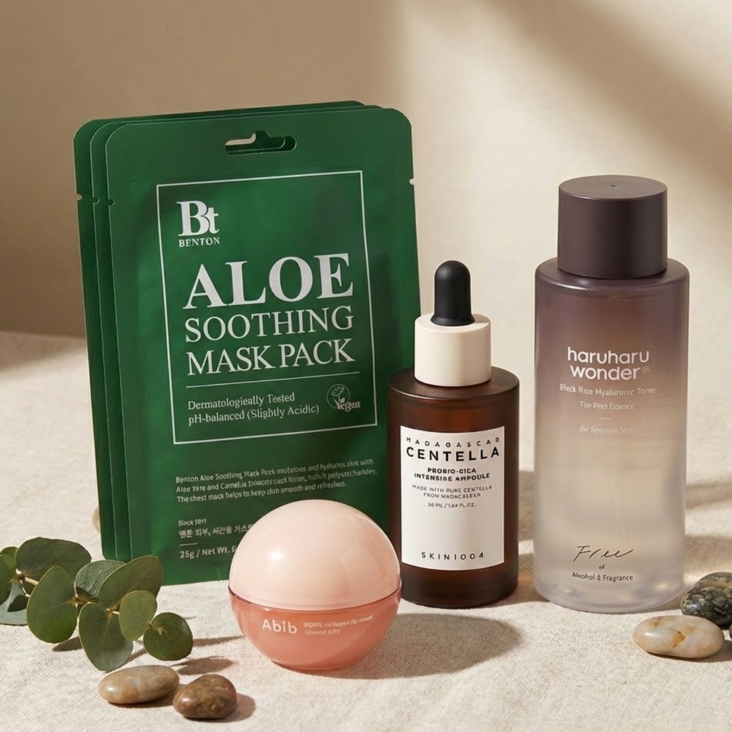 winter skincare products bundle for alpine winter