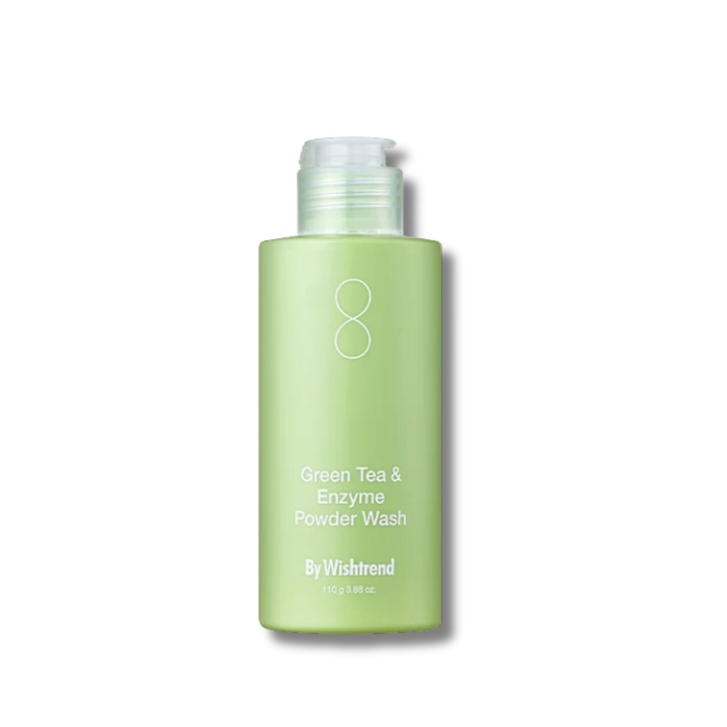 BY WISHTREND Green Tea & Enzyme Powder Wash in white background