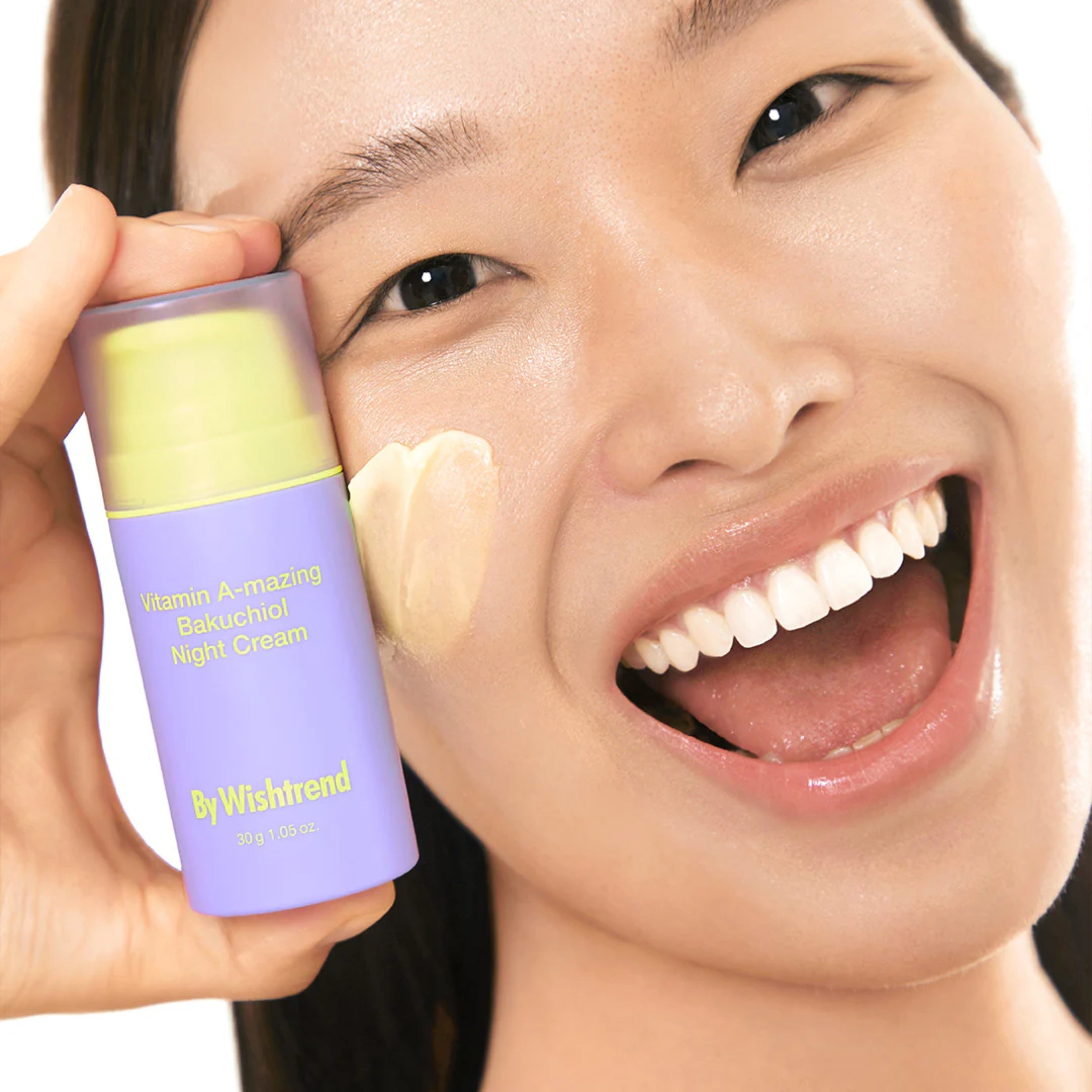 Person holding a skincare product By Wishtrend