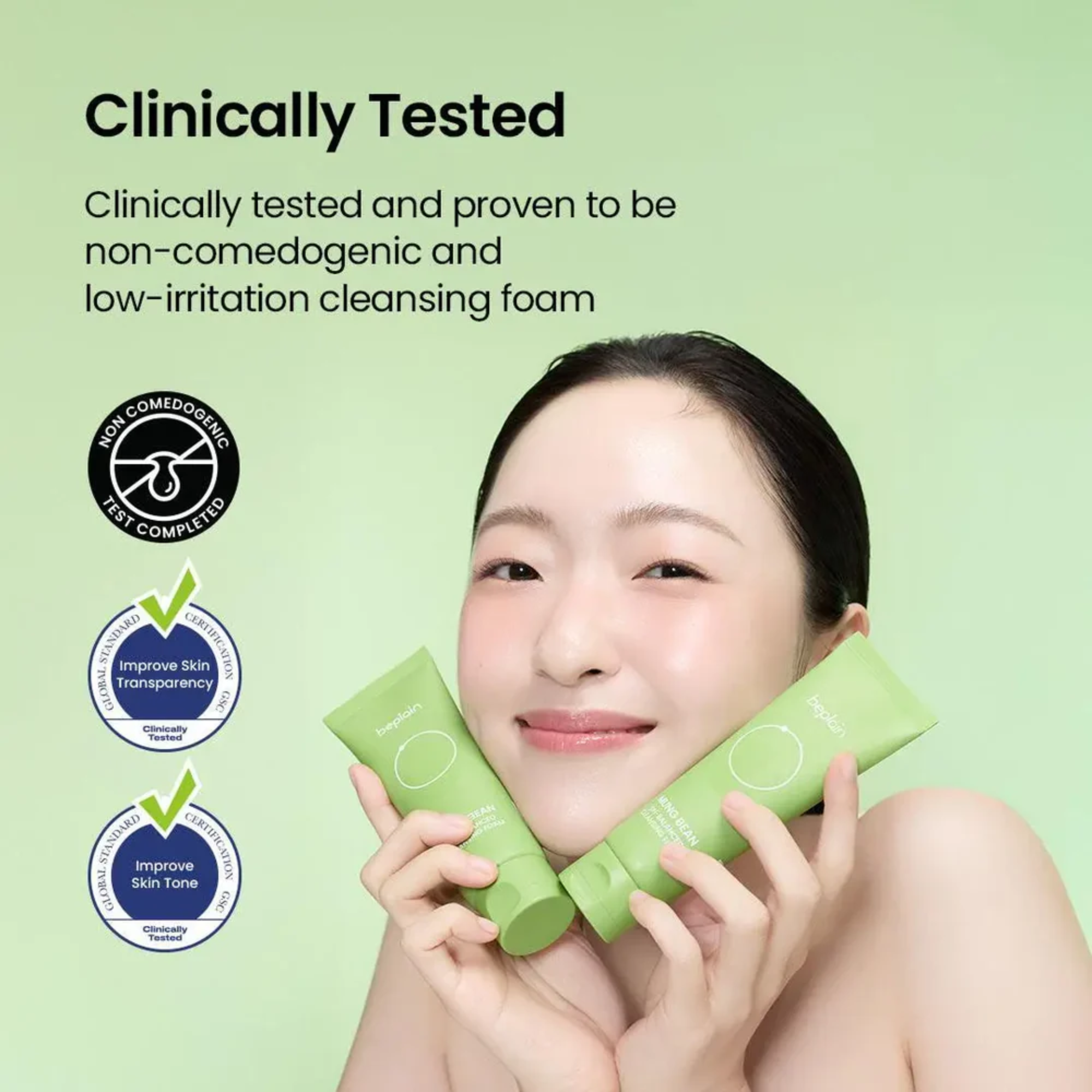 Beplain Mung Bean pH-Balanced Cleansing Foam