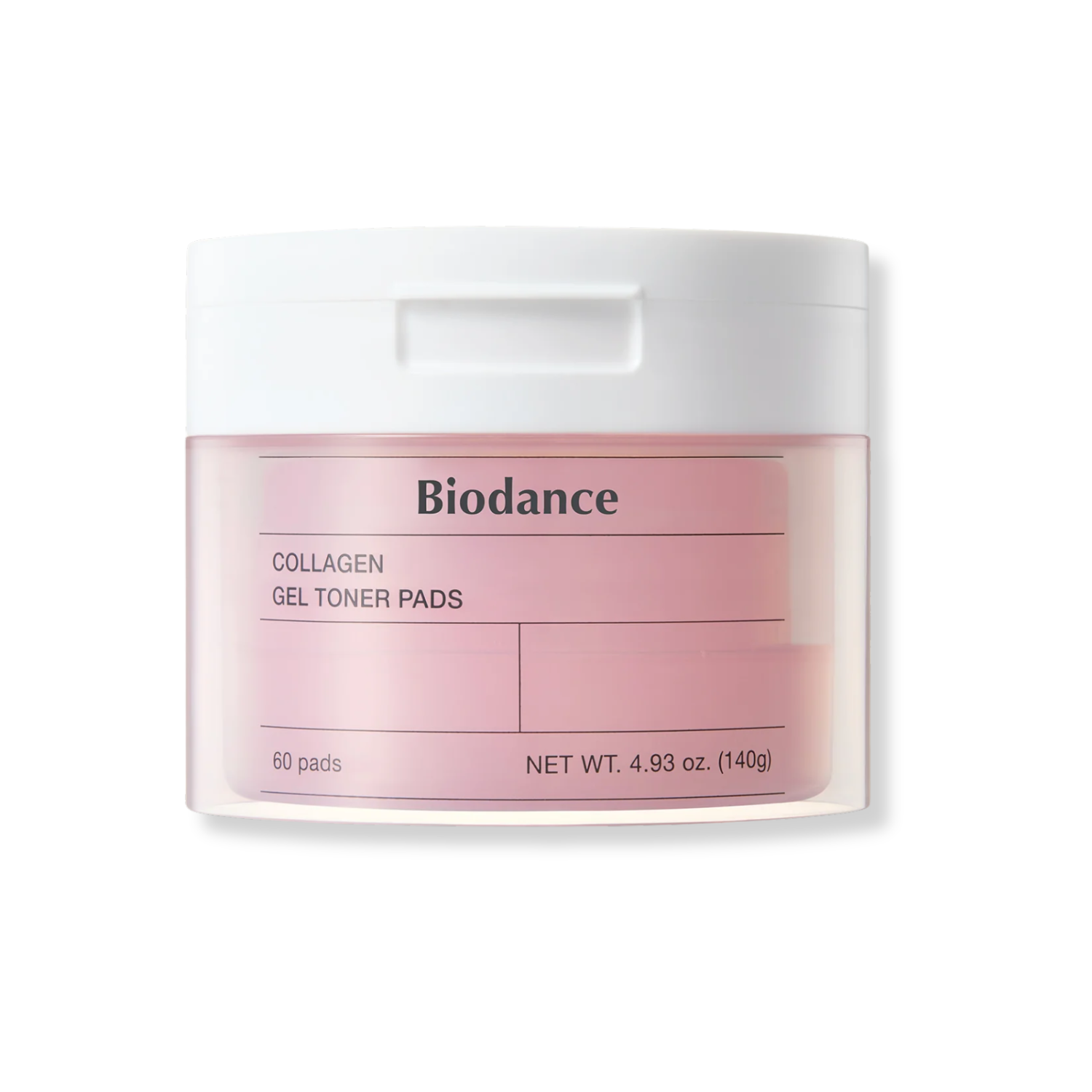 Biodance collagen gel toner pads packaging on a white background