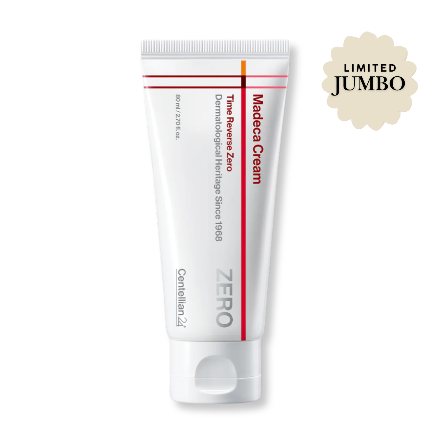 Tube of Madeca Cream with 'Limited Jumbo' label on a white background