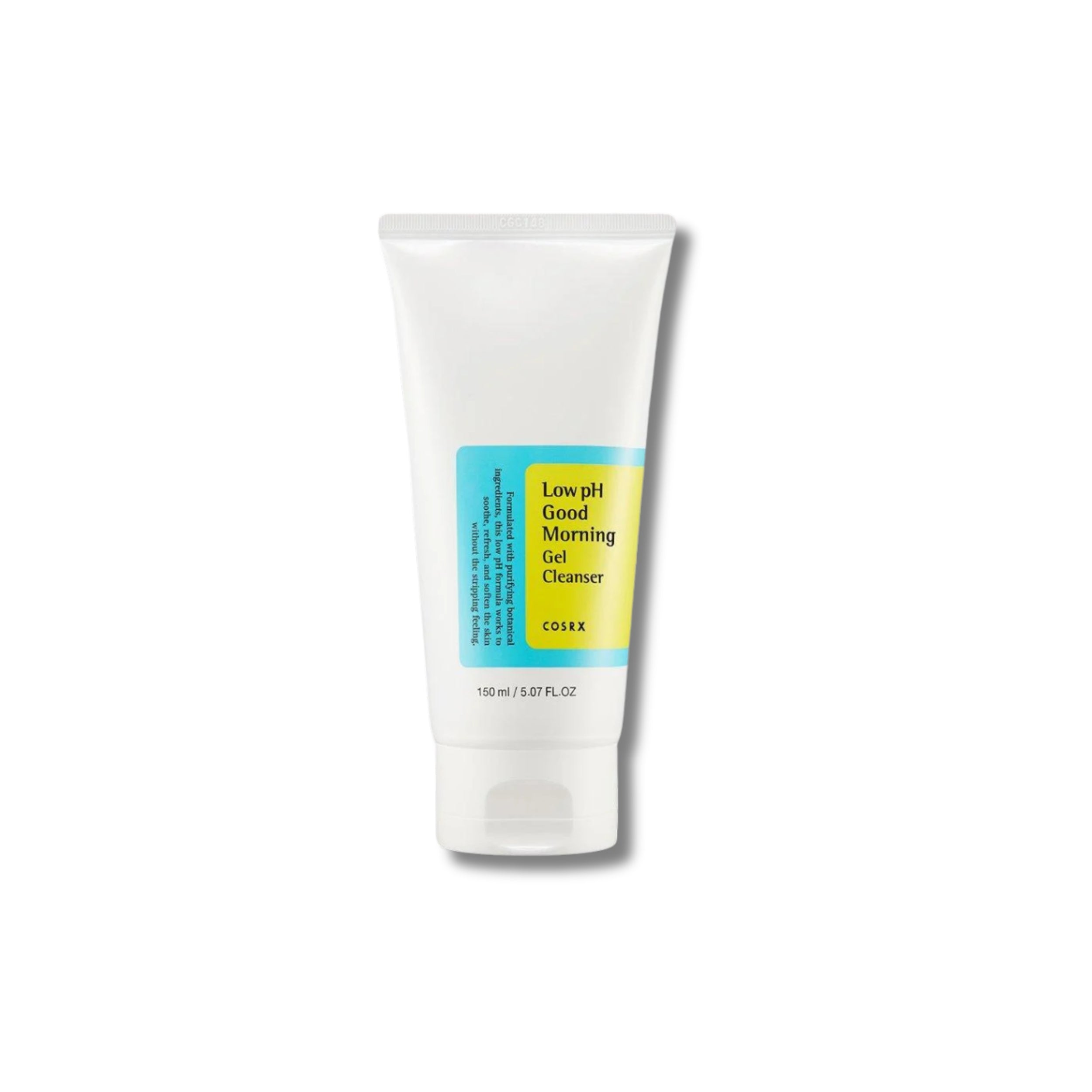 Tube of Curox Good Morning Gel Cleanser on a white background