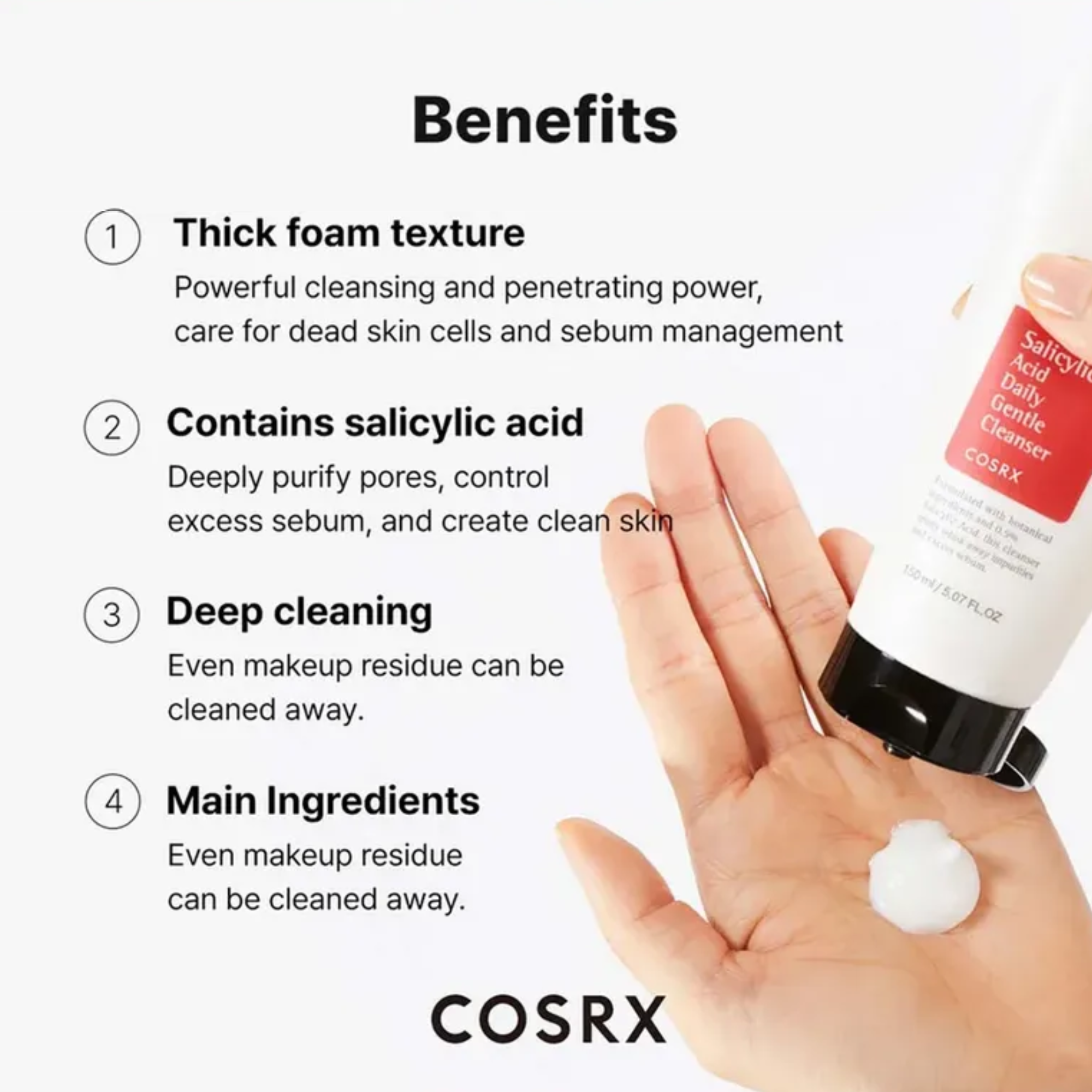 COSRX  Salicylic Acid Daily Gentle Cleanser