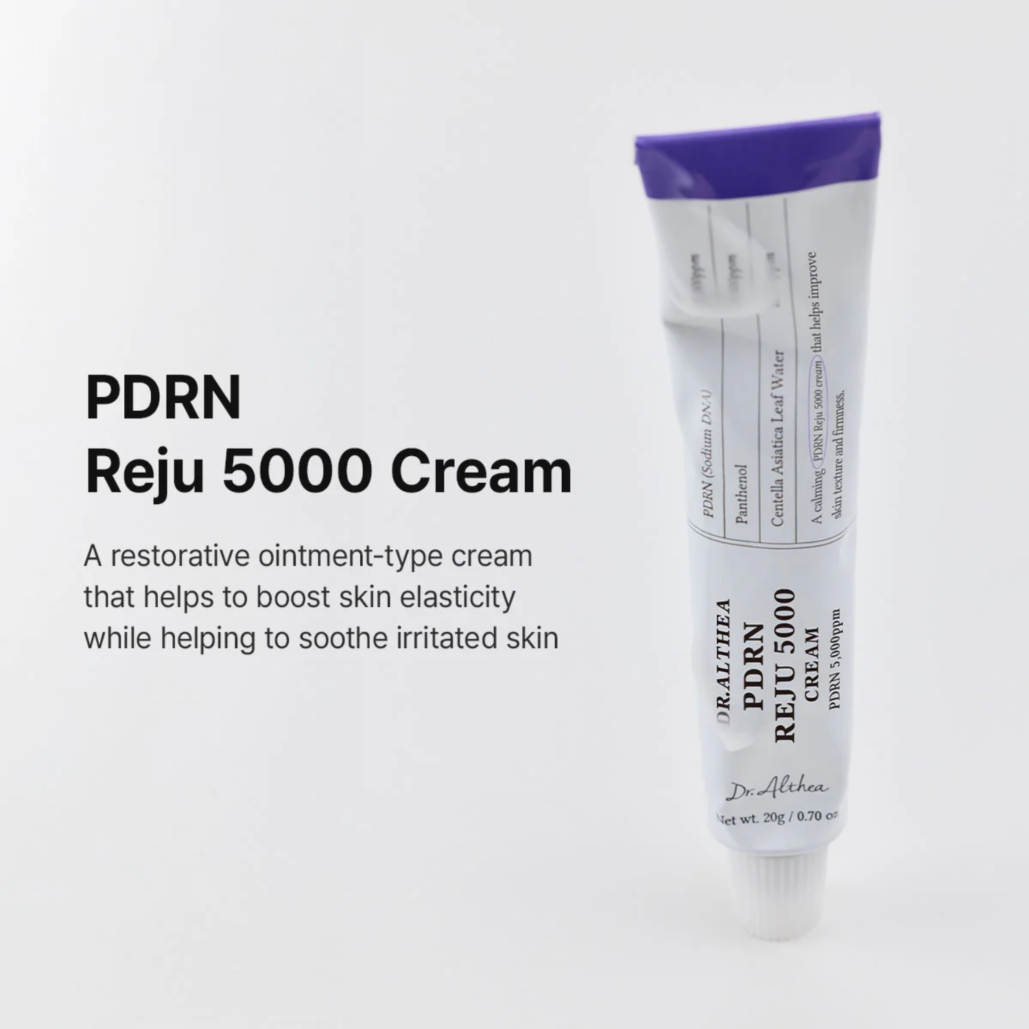 PDRN Reju 5000 Cream tube on a white background