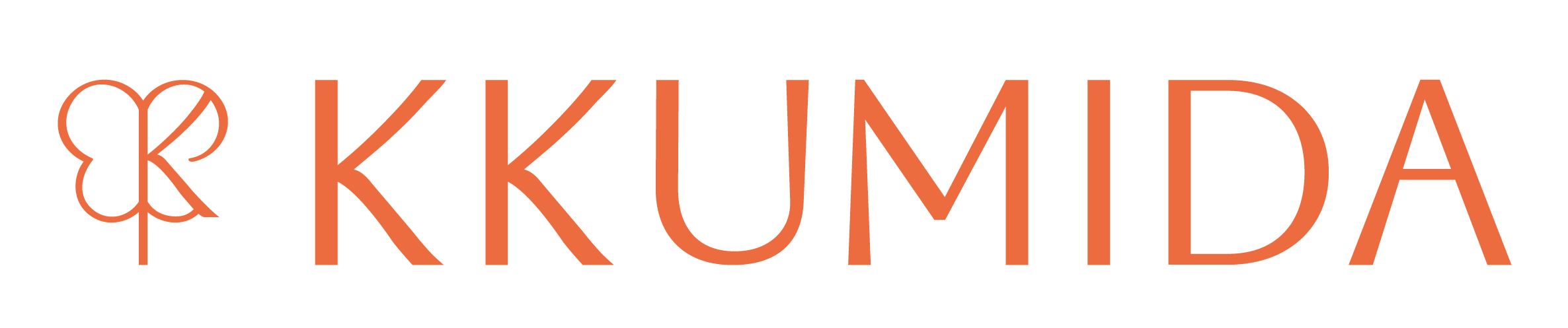 KKUMIDA logo in orange on a white background