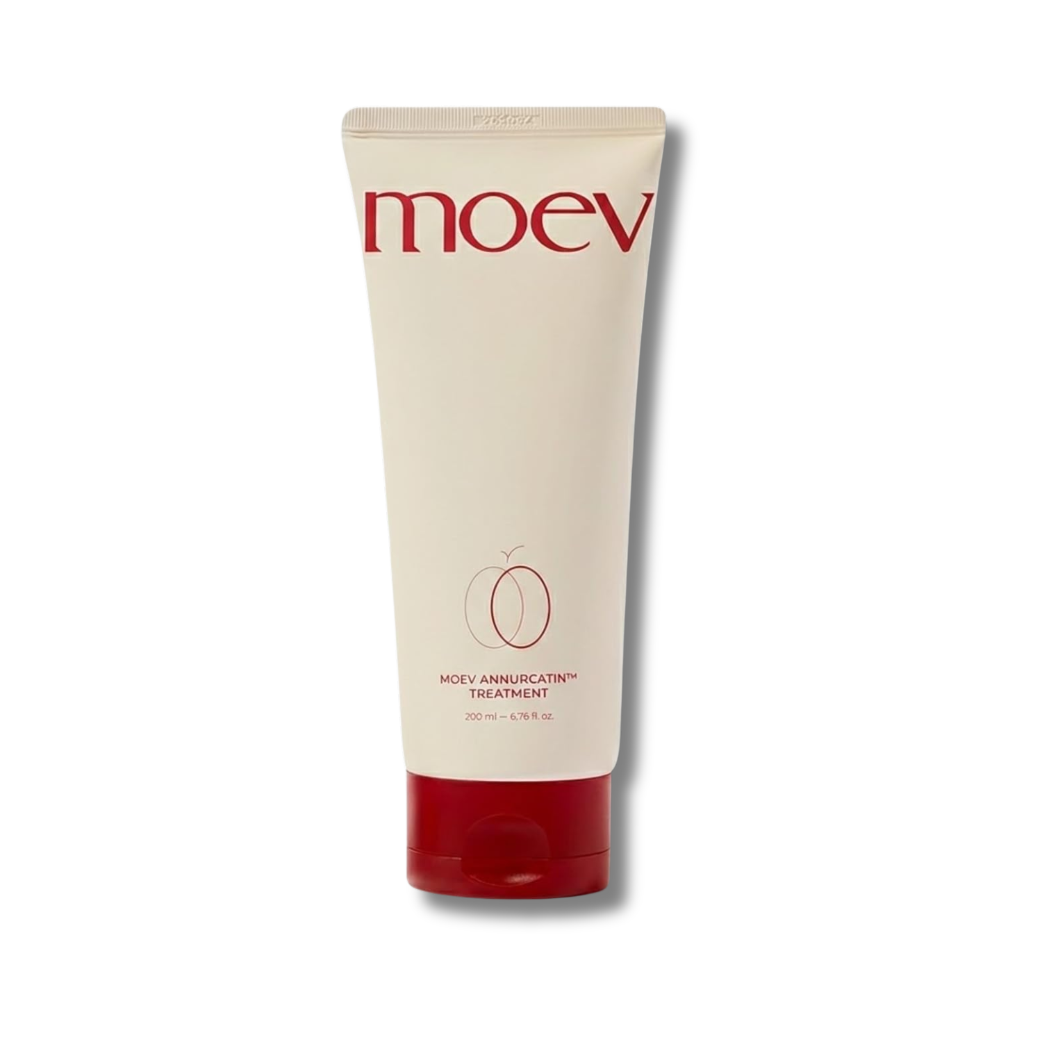 A bottle of Moev Annurcatin Treatment in white background