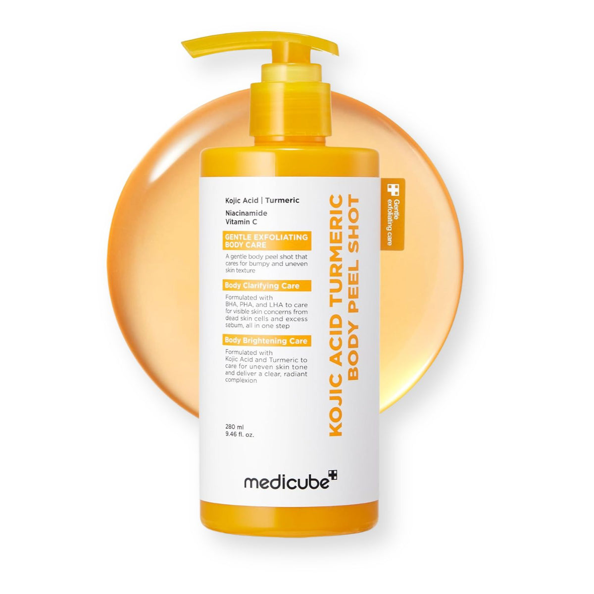 Medicube Kojic Acid Turmeric Body Peel Shot