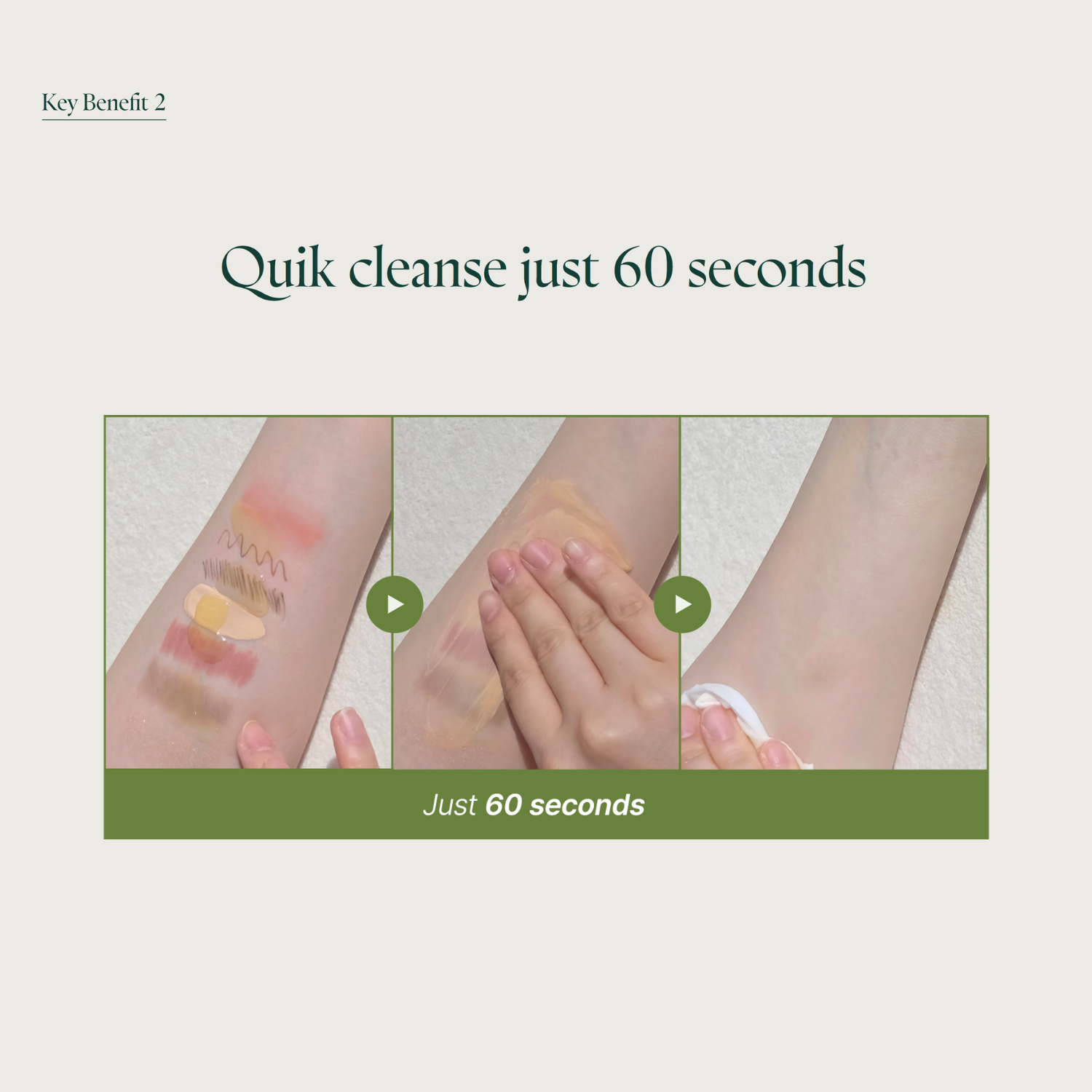 a tutorial how to remove makeup with cleansing oil.