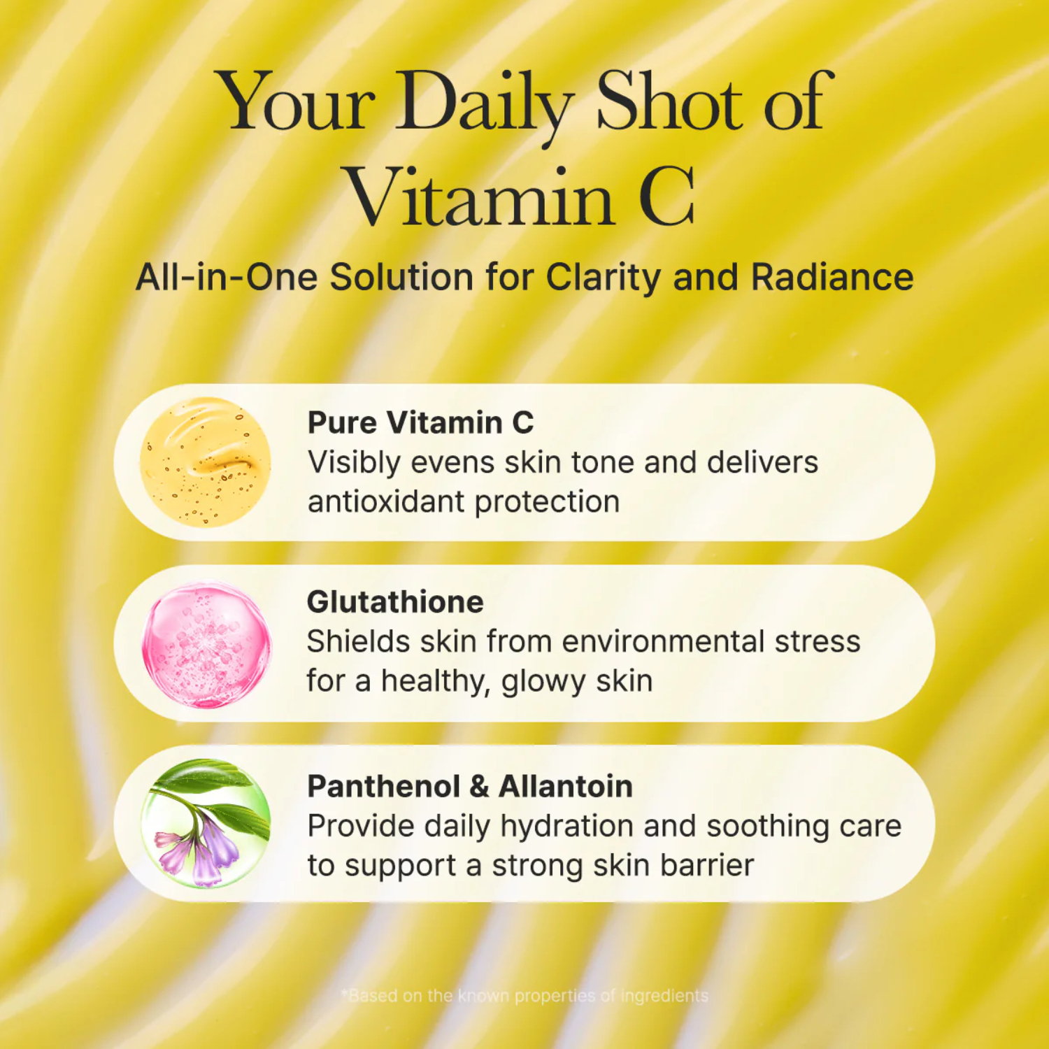 Arencia Vitamin C Booster Shot  ingredient lists